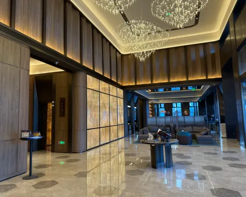 Beijing Houshayu New International Exhibition Center Crystal Orange Hotel Area Publik Photos