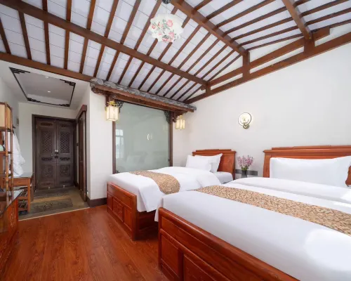 Zuixi  Mountain ViewTea and Coffee Courtyard Villa with Sunlight on the Snow Mountains Номера Photos