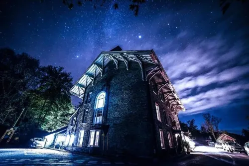 Devils Falls at the Luxury Hafod Hotel Aberystwyth