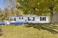 Lakefront Home with Dock, Firepit & Private Deck Hotels in Columbia Township