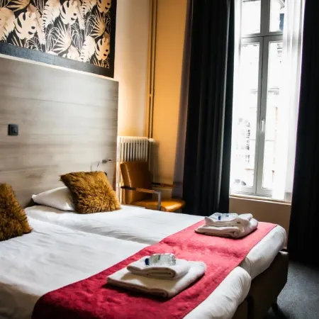 Hotel Industrie Отели рядом с достопримечательностью «Железнодорожный вокзал Левена»