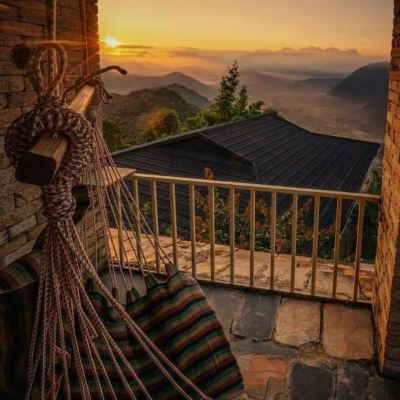 ホテルからの眺望 アナプナ エコ ビレッジの写真