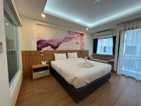 ห้องพักพร้อมเตียงคิงไซส์