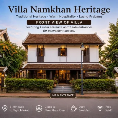 Villa Namkhan Heritage Hotels near Wat Xiengthong