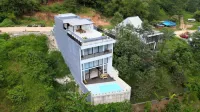Lavender Rooftop Villa 3 Bedrooms with a Private Heated Swimming Pool