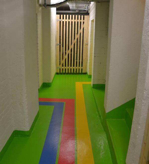 인사이드 파이브 아파트의 현대적인 주방