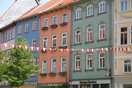 Hotel Bad Langensalza Eichenhof Отели в г. Унструт-Хайних