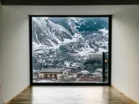 Rooms Hotel Kazbegi - Bergblick
