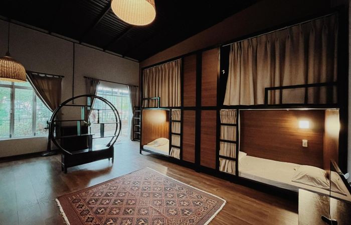 An Nhiên Farmstay - dormitory with bunk beds