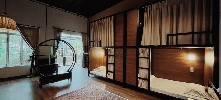 An Nhiên Farmstay - dormitory with bunk beds Отели в г. Плеику