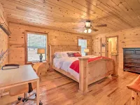 Hot Tub: 'Little Bear's Pond' Broken Bow Cabin Hotels in Broken Bow
