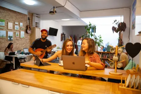 La Ventana Azul Surf Hostel Отели в г. Montana Alta