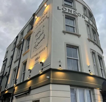 The London & Paris Hotel Отели рядом со станцией Folkestone Central Railway Station