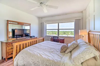 Steps to Sand Satellite Beach Condo with Views!