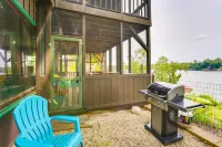 Porch and Views Queensbury Three Family Lakehouse - 3-Star