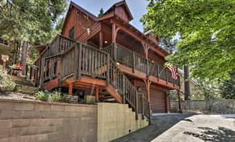 Lake Arrowhead Cabin with Deck - Steps to Lake!
