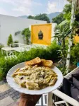 Hariom Tatsat Retreat - breakfast