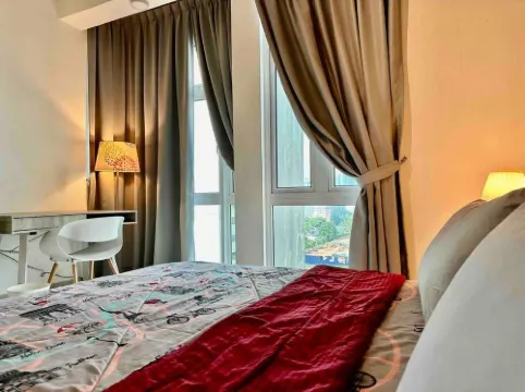 Aesthetic Home Twin Galaxy -2BR- Free Shuttle Bus by Cowidea