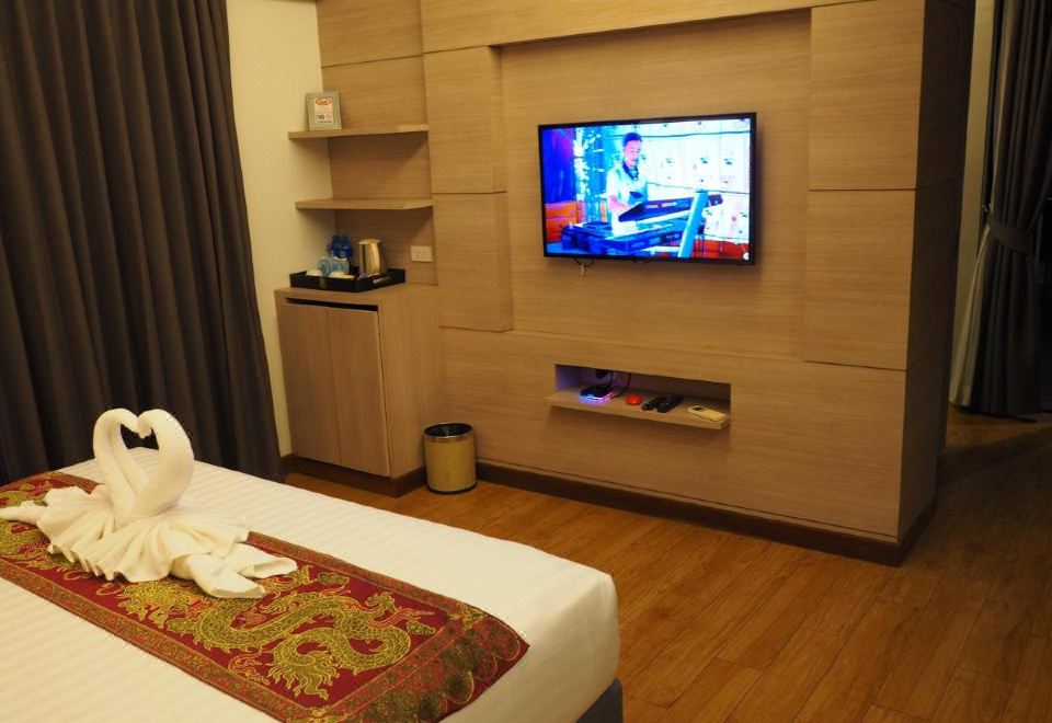 두 탈레 호텔 코창의 테라스가 있는 객실 내부