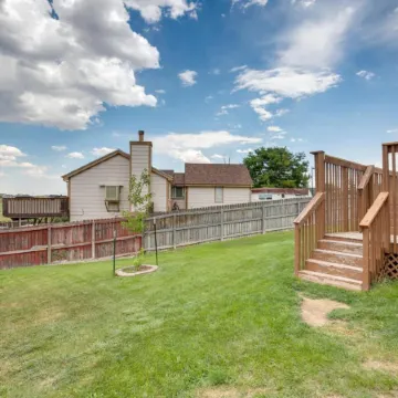 Grill, Fireplace and Fenced-in Yard Thornton Home!