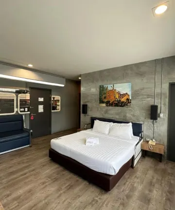 ห้องดีลักซ์เตียงคู่ปลอดบุหรี่