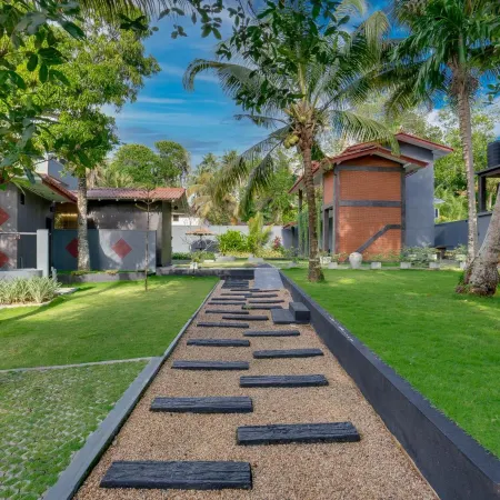 Hasthri Boutique Brown Apartment in Ahangama with pool Near Beach