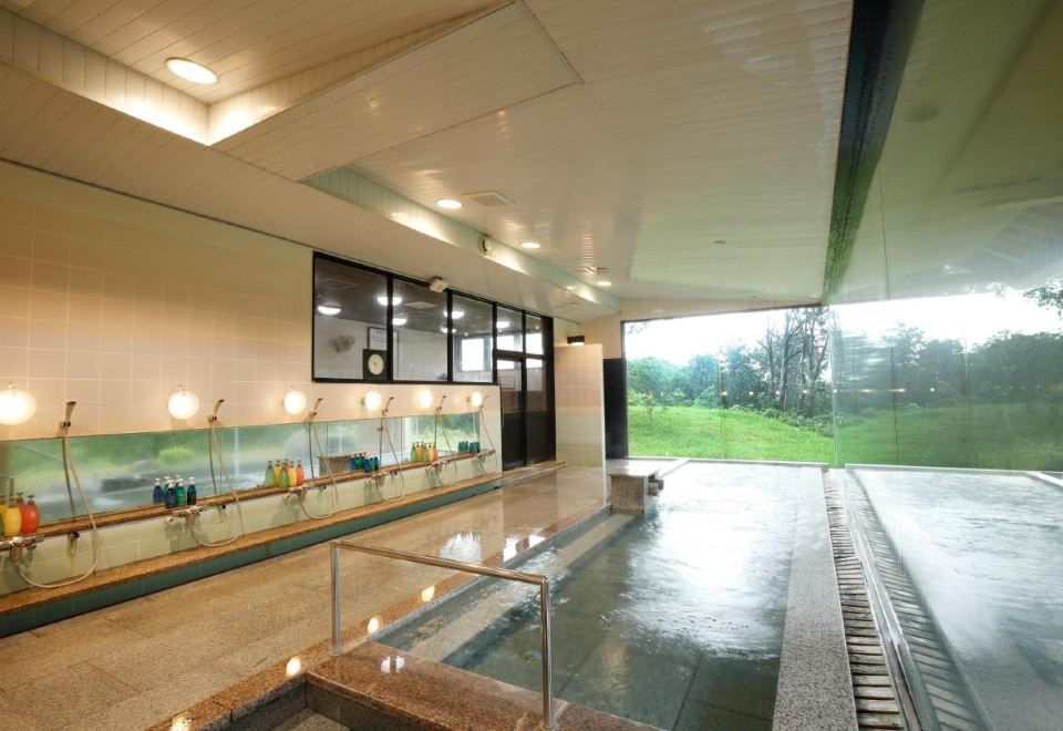 핫코다 스키장 근처의 호텔 조가쿠라 전경