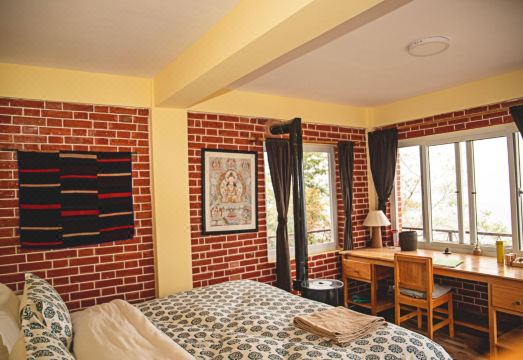 레 테라스 히말라야 리조트의 평화로운 전경