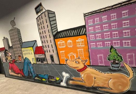 호스텔 공용 공간