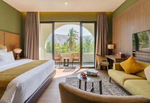 시마 호텔 수영장 전경