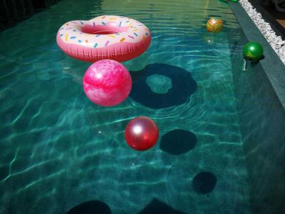 Outdoor Swimming Pool Barefeet Naturist Resort Photo