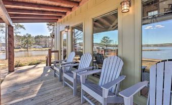 Shoreline Home with Boat Dock and Fire Pit in Shelby!