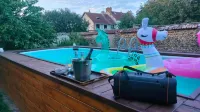 Chez Aurélia : Chambres & Table d'hôtes - piscine