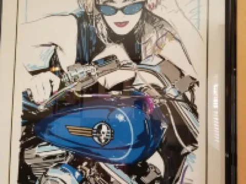 Galaxy of Harley Bikers Between Bryce and Zion Hotels in Hatch