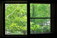 Sounkyo Hostel - vue sur la montagne