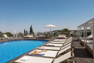Outdoor Swimming Pool King Solomon Hotel Jerusalem Photo