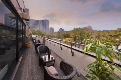 ホテルからの眺望 南千里クリスタルホテルの写真