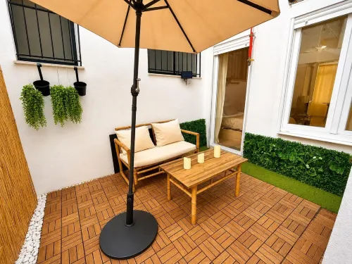 Madrid Studio with Private Terrace near Metropolitano Stadium, IFEMA & Airport - New