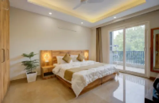 The Lodgers Luxury 1 BHK Serviced Apartment in Gurugram Near Millennium City Centre Metro Hotels in 