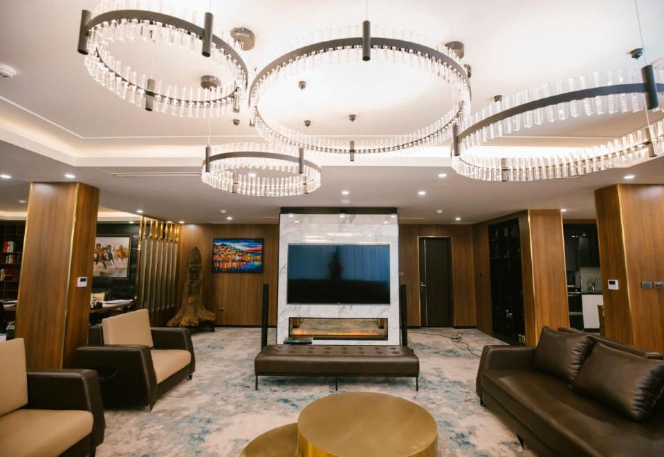 송람 워터프론트 호텔의 풀사이드 바 전경