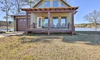 Shoreline Home with Boat Dock and Fire Pit in Shelby!