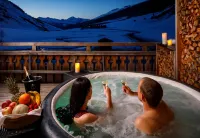 Hotel Walserhuus Sertig - Hot Tub