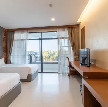 ห้องดีลักซ์ ทวิน วิวทะเล