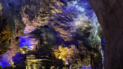 Jiudongtian Scenic Spot attraction in Bijie