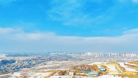 Xinglongshan Ski Field attraction in Gansu