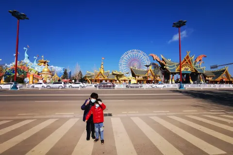Colorful Yunnan Ancient Dian Town