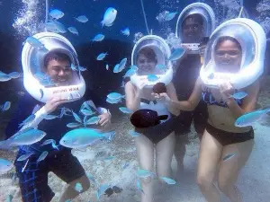 Boracay Island Hopping + Helmet Diving + Hot Kawa + Mermaid Tail Pictorial