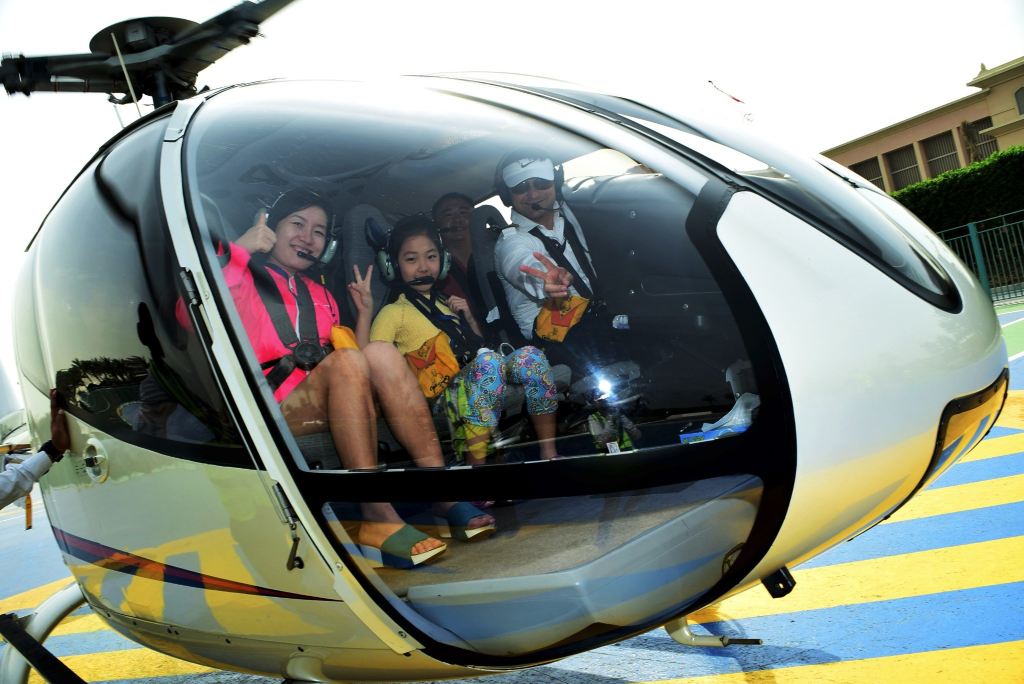 廣西北海銀灘潿洲島直升機觀光包機低空遊覽飛行體驗會議會展商業宣傳【上帝視角看北海+定制航線+包機觀光】