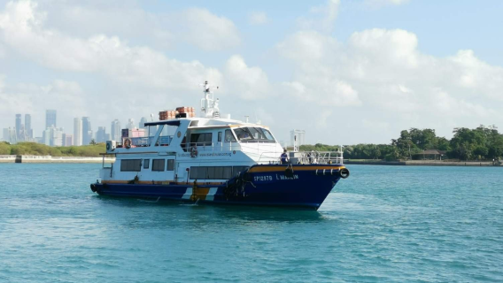 シンガポール島巡りフェリー往復乗船チケット【マリーナサウスピア-セントジョンズ島-クス島】