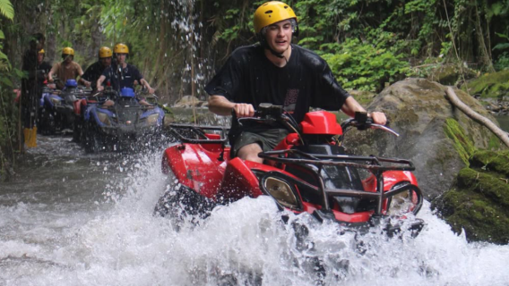 Bali Adventure Combo Attraction of ATV Ride, River Rafting and Swing